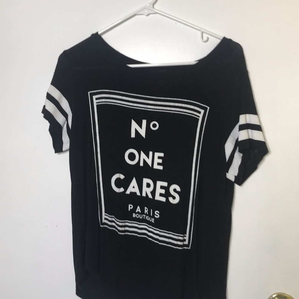 No One Cares Paris Boutique Tee